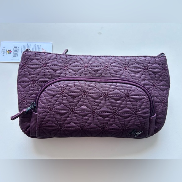 lug Handbags - LUG FLYER MATTE LUXE CONVERTIBLE CROSSBODY WINE NWT